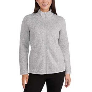 NEW Stormpack Sunice Bonded Full Zip Fleece Jacket | Grey